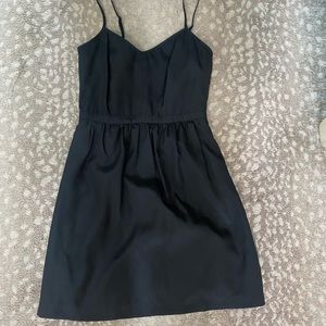Jcrew black dress size 0 euc